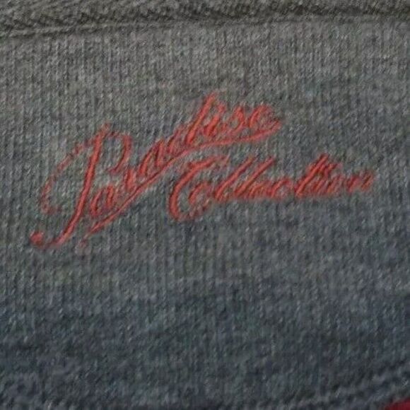 Paradise Collection Men's Sz XXL Red Full Zip Cardigan Sweater Sweatshirt - Picture 5 of 8